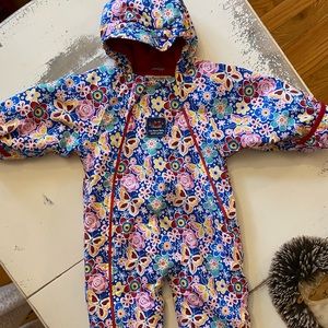 Jojo Maman Bebe fleece lined snowsuit, 9-12M